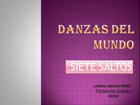 Formación rítmica y danza