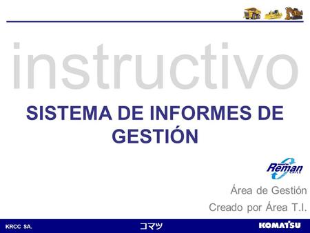 SISTEMA DE INFORMES DE GESTIÓN