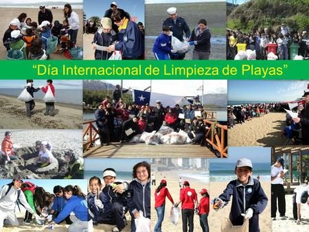 “Día Internacional de Limpieza de Playas”