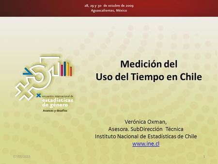 Medición del Uso del Tiempo en Chile