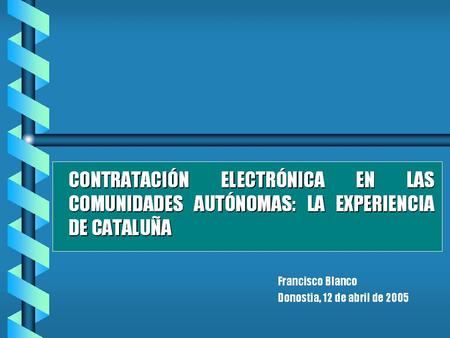 Registro Electrónico de Empresas Licitadoras Presentación.
