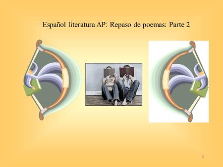 1 Español literatura AP: Repaso de poemas: Parte 2.
