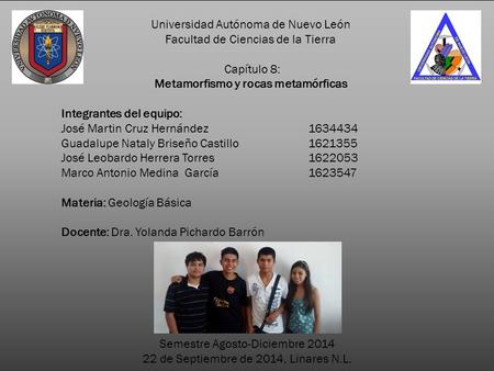 Metamorfismo y rocas metamórficas
