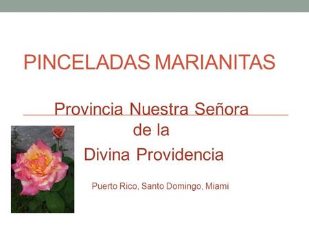 Pinceladas Marianitas