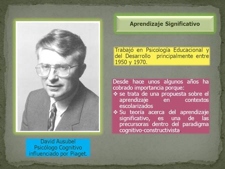 Aprendizaje Significativo