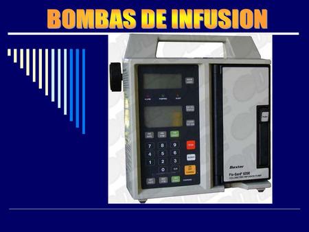 BOMBAS DE INFUSION.