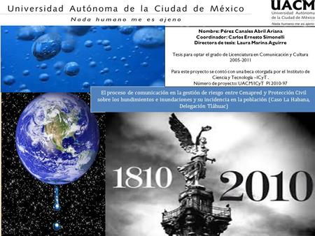 El proceso de comunicación en la gestión de riesgo entre Cenapred y Protección Civil sobre los hundimientos e inundaciones y su incidencia en la población.