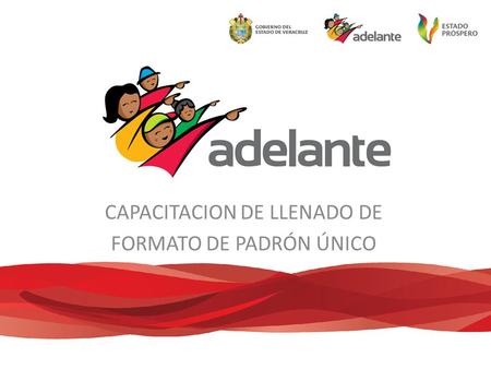 CAPACITACION DE LLENADO DE FORMATO DE PADRÓN ÚNICO.