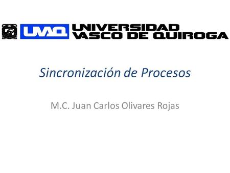 Sincronización de Procesos