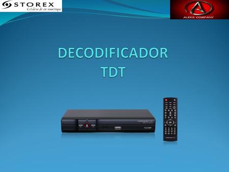 DECODIFICADOR TDT.