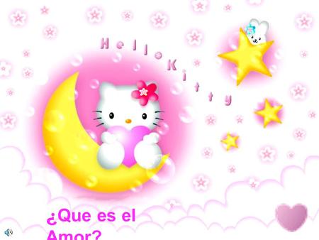 ¿Que es el Amor?.