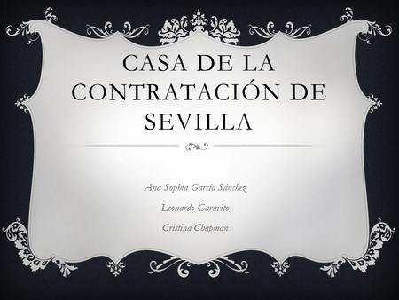 Casa de la contratación de Sevilla