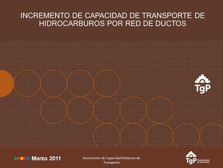 Incremento de Capacidad Sistemas de Transporte