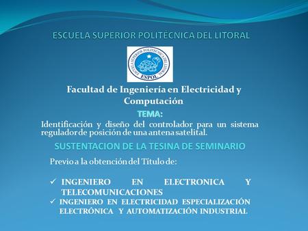 ESCUELA SUPERIOR POLITÉCNICA DEL LITORAL