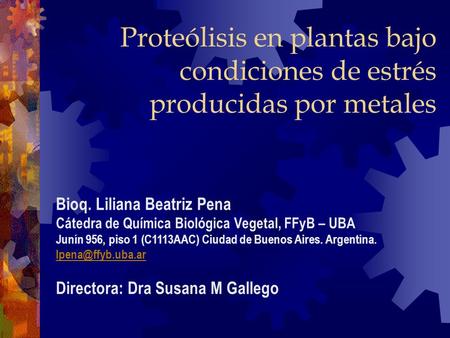 Bioq. Liliana Beatriz Pena