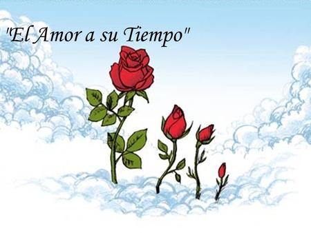 El Amor a su Tiempo.