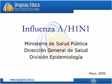 Influenza A/H1N1 Ministerio de Salud Pública