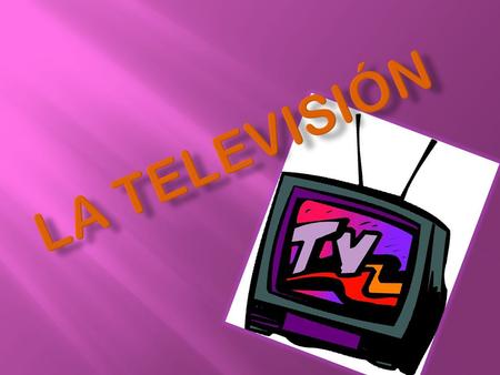  La televisión es un entretenimiento peculiar de la época compleja en que vivimos. En un mundo inseguro y sin apoyos internos, la televisión es una.