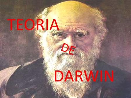 TEORIA DE DARWIN.