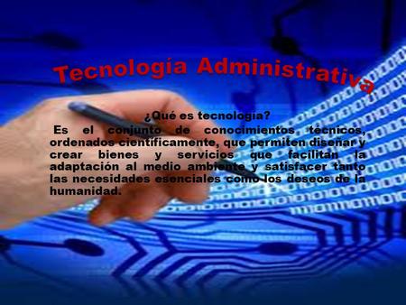 Tecnología Administrativa