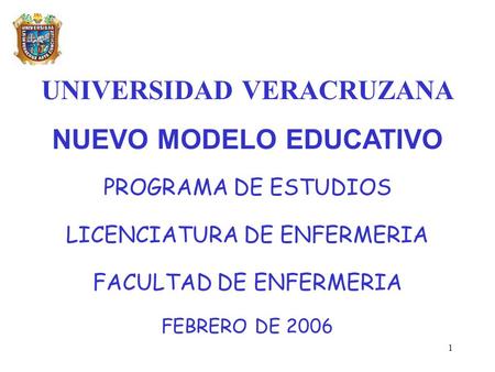 UNIVERSIDAD VERACRUZANA NUEVO MODELO EDUCATIVO