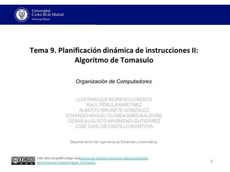 Este obra se publica bajo unalicencia de Creative Commons Reconocimiento- NoComercial-CompartirIgual 3.0 España.licencia de Creative Commons Reconocimiento-