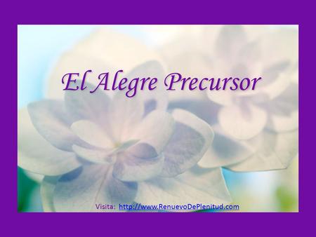 El Alegre Precursor Visita: