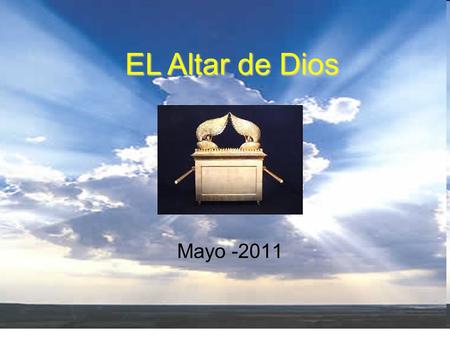 EL Altar de Dios Mayo -2011.