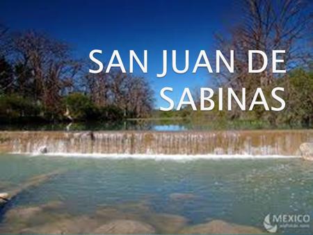 SAN JUAN DE SABINAS.