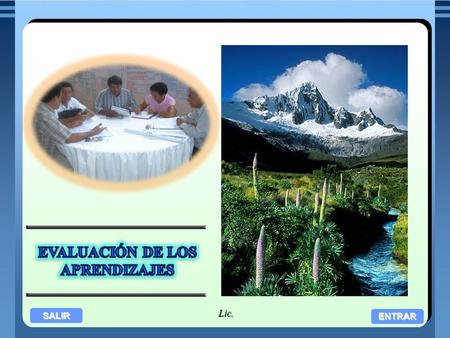 EVALUACIÓN DE LOS APRENDIZAJES