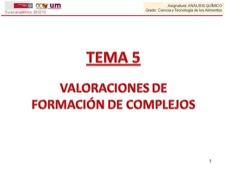 FORMACIÓN DE COMPLEJOS