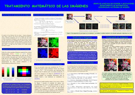 TRATAMIENTO MATEMÁTICO DE LAS IMÁGENES GRUPO DE ANÁLISIS DE FOURIER Y APLICACIONES DEPARTAMENTO DE MATEMÁTICAS UNIVERSIDAD AUTÓNOMA DE MADRID El cuadro.