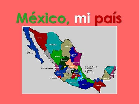 México, mi país.