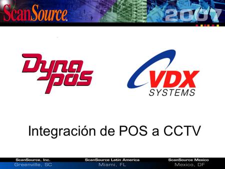 Integración de POS a CCTV. Escaner CCD Lector de Banda Visor de totales 9” VGA Monitor Gavetas Databook P4 Teclados Available in Black & Beige TCL-660CE.