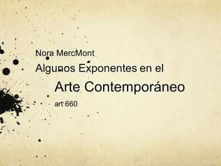 Arte Contemporáneo art 660