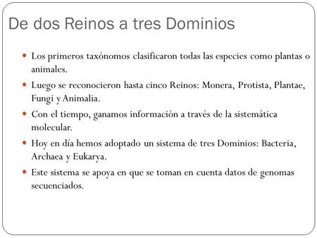De dos Reinos a tres Dominios