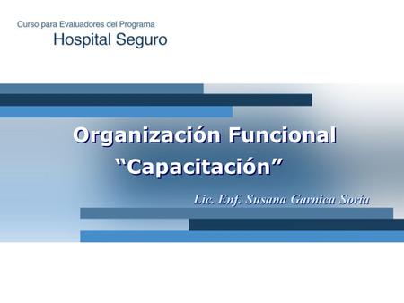 Organización Funcional