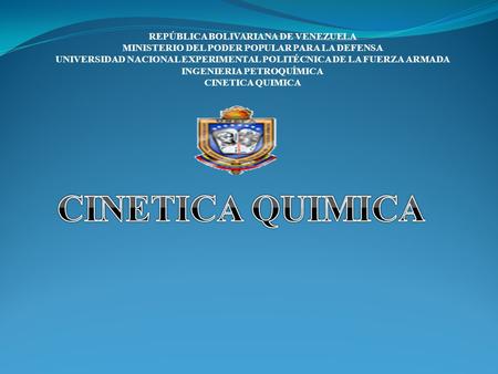 REPÚBLICA BOLIVARIANA DE VENEZUELA MINISTERIO DEL PODER POPULAR PARA LA DEFENSA UNIVERSIDAD NACIONAL EXPERIMENTAL POLITÉCNICA DE LA FUERZA ARMADA INGENIERIA.