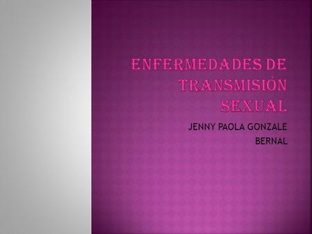 enfermedades de transmisión sexual
