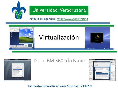 Virtualización De la IBM 360 a la Nube