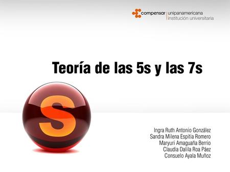 Gente con actitud! ORIGEN DE LAS 5 S´