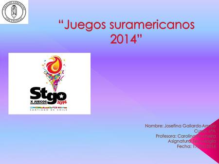  Los Juegos Sudamericanos o Suramericanos, también llamados Juegos ODESUR, son un evento en el que participan atletas de todos los países de menos Guayana.