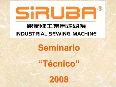 Seminario “Técnico” 2008 1.
