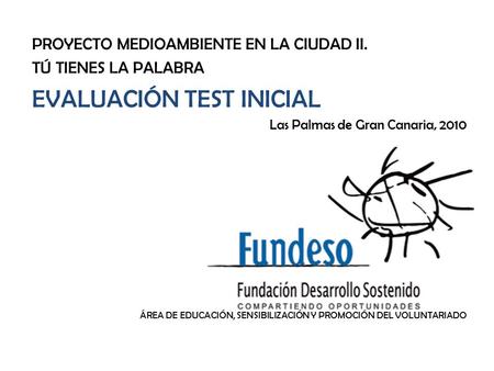 EVALUACIÓN TEST INICIAL