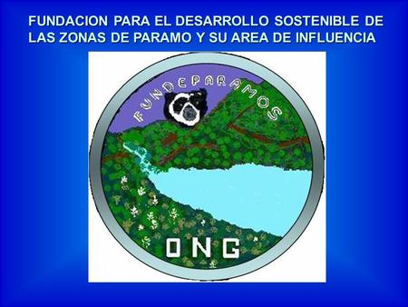 FUNDACION PARA EL DESARROLLO SOSTENIBLE DE LAS ZONAS DE PARAMO Y SU AREA DE INFLUENCIA.