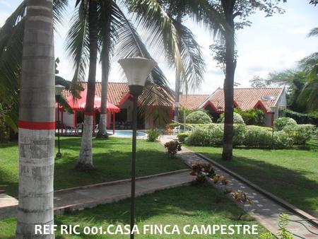 REF RIC 001.CASA FINCA CAMPESTRE. FINCA CAMPESTRE-RICAUTE DIA SOLAR. PARA RESERVAR COMUNIQUESE: PBX:571-2684142 CEL: 3208559552 KR 33 N. 29-20 OFIC 202/203.