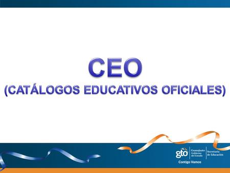 Que el usuario utilice la información oficial de la SEG para toma de decisiones usando el CEO o Sistema de Catálogos educativos Oficiales.