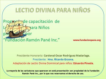 LECTIO DIVINA PARA NIÑOS