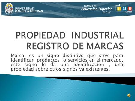 PROPIEDAD INDUSTRIAL REGISTRO DE MARCAS