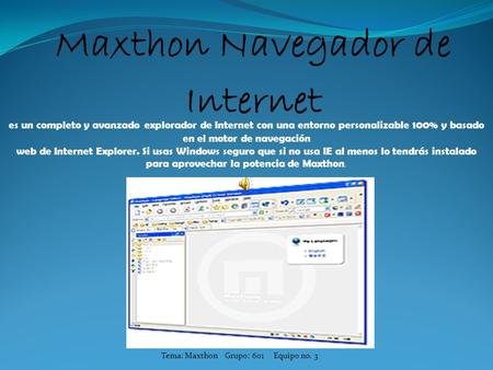 Maxthon Navegador de Internet